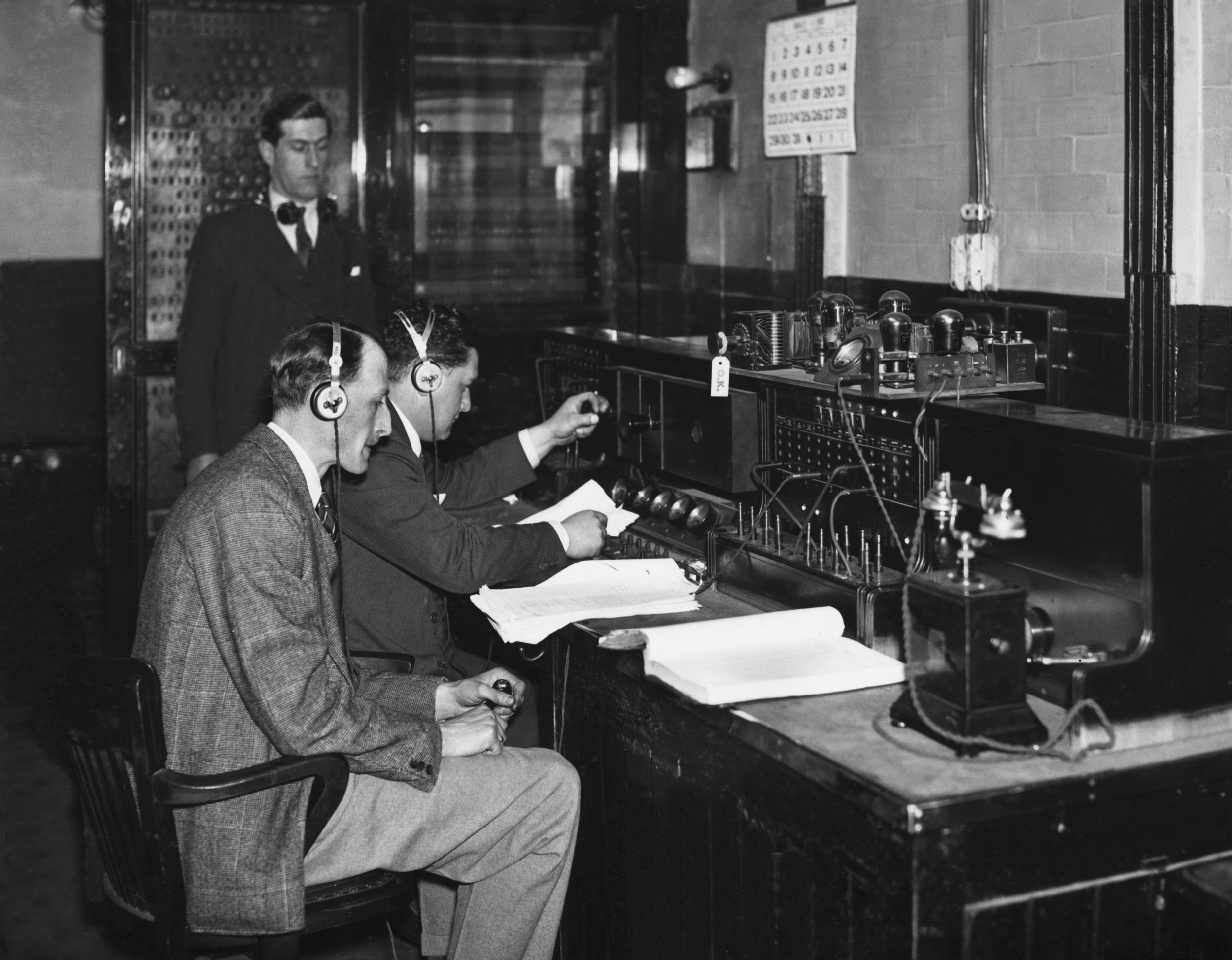 1920s control room, savoy hill